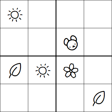 Kids Sudoku 4x4 - Fácil