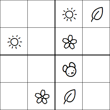 Kids Sudoku 4x4 - Fácil