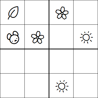 Kids Sudoku 4x4 - Fácil