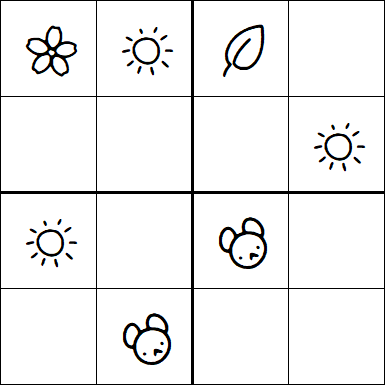 Kids Sudoku 4x4 - Fácil
