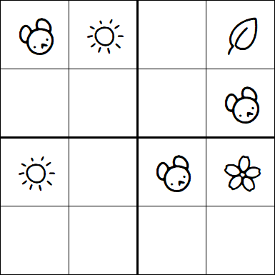 Kids Sudoku 4x4 - Fácil