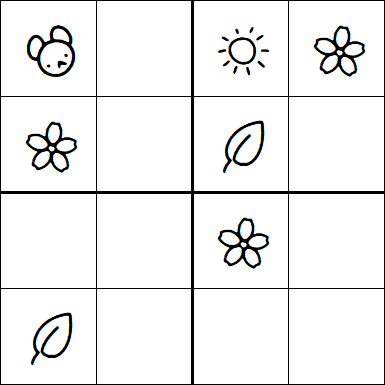 Kids Sudoku 4x4 - Fácil