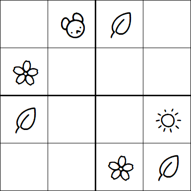 Kids Sudoku 4x4 - Simple