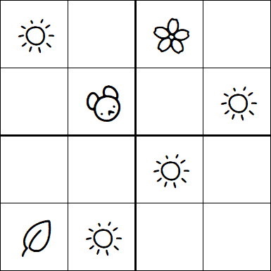 Kids Sudoku 4x4 - Simple