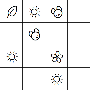 Kids Sudoku 4x4 - Fácil