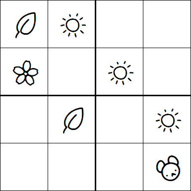 Kids Sudoku 4x4 - Fácil