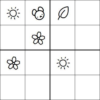 Kids Sudoku 4x4 - Easy