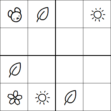 Kids Sudoku 4x4 - Fácil
