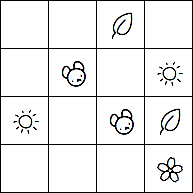Kids Sudoku 4x4 - Fácil