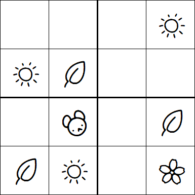 Kids Sudoku 4x4 - Fácil