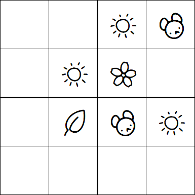 Kids Sudoku 4x4 - Fácil
