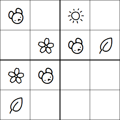 Kids Sudoku 4x4 - Easy