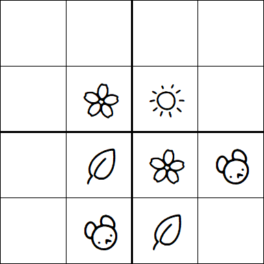 Kids Sudoku 4x4 - Easy