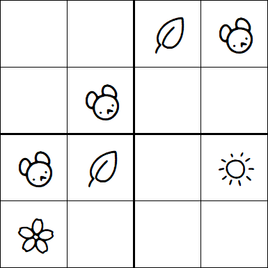 Kids Sudoku 4x4 - Easy