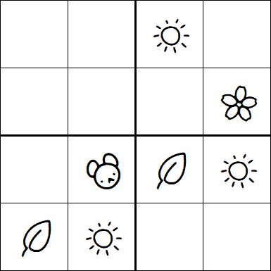 Kids Sudoku 4x4 - Easy
