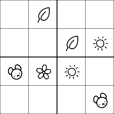 Kids Sudoku 4x4 - Easy