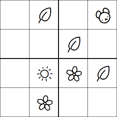 Kids Sudoku 4x4 - Easy