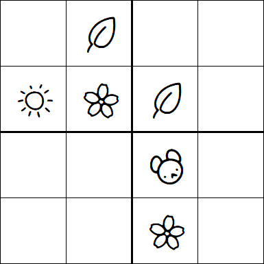 Kids Sudoku 4x4 - Easy