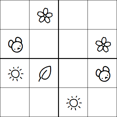 Kids Sudoku 4x4 - Easy