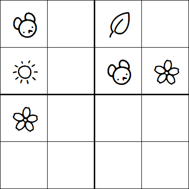 Kids Sudoku 4x4 - Easy
