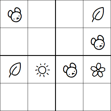 Kids Sudoku 4x4 - Easy