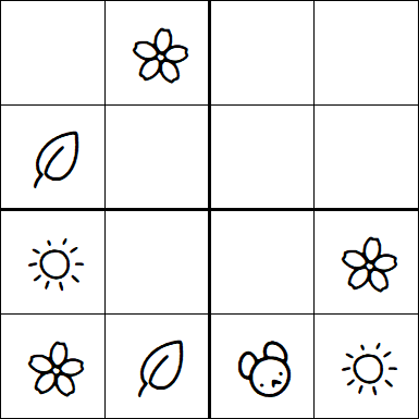 Kids Sudoku 4x4 - Easy