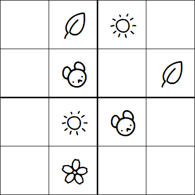 Kids Sudoku 4x4 - Easy