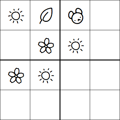 Kids Sudoku 4x4 - Easy
