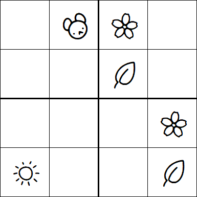 Kids Sudoku 4x4 - Easy