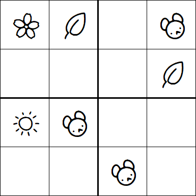 Kids Sudoku 4x4 - Easy
