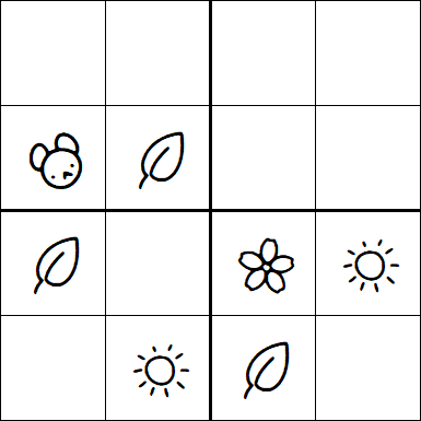 Kids Sudoku 4x4 - Easy