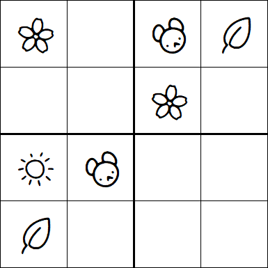 Kids Sudoku 4x4 - Easy