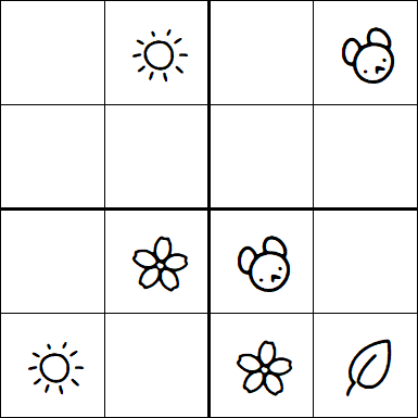 Kids Sudoku 4x4 - Easy