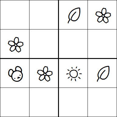 Kids Sudoku 4x4 - Easy