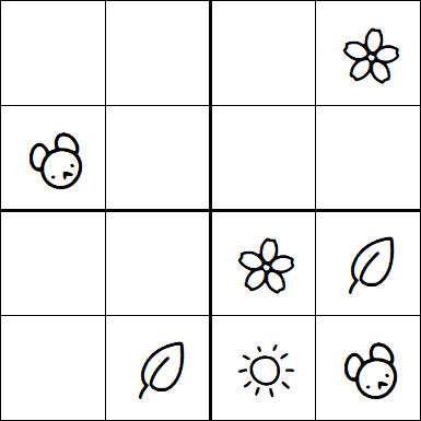 Kids Sudoku 4x4 - Easy