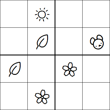 Kids Sudoku 4x4 - Easy