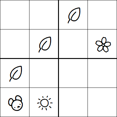 Kids Sudoku 4x4 - Easy