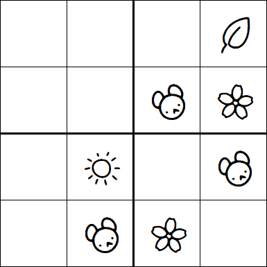 Kids Sudoku 4x4 - Easy