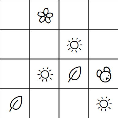 Kids Sudoku 4x4 - Easy