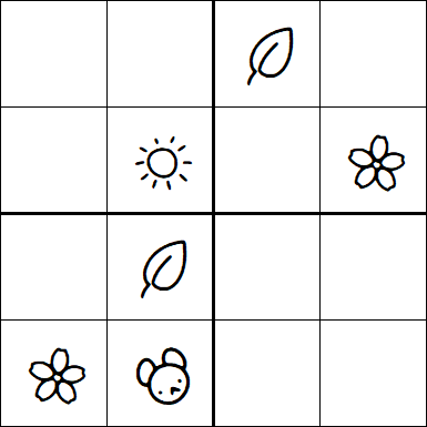 Kids Sudoku 4x4 - Easy