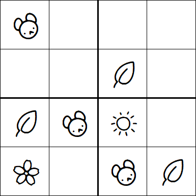 Kids Sudoku 4x4 - Easy