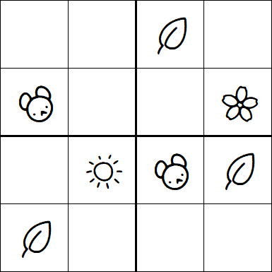 Kids Sudoku 4x4 - Easy