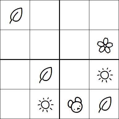 Kids Sudoku 4x4 - Easy