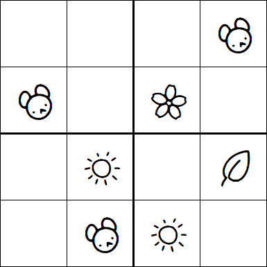 Kids Sudoku 4x4 - Fácil