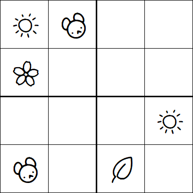 Kids Sudoku 4x4 - Fácil