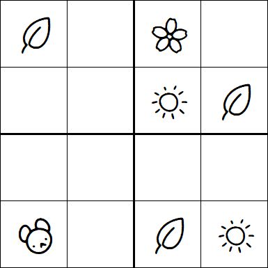 Kids Sudoku 4x4 - Fácil