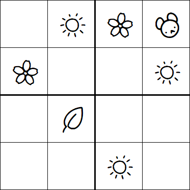 Kids Sudoku 4x4 - Fácil