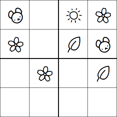 Kids Sudoku 4x4 - Fácil