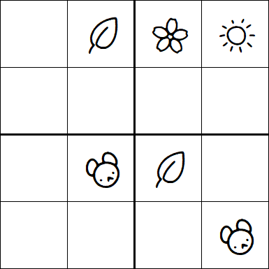 Kids Sudoku 4x4 - Fácil