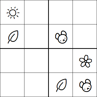 Kids Sudoku 4x4 - Easy
